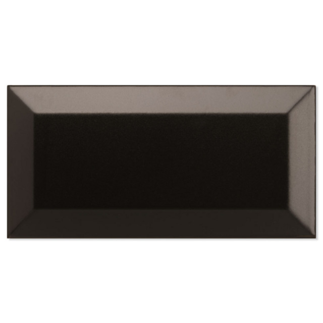 KAKEL BISELADO SVART 15X45 NEGRO MATE 1M2/PKT | Beijerbygg Byggmaterial